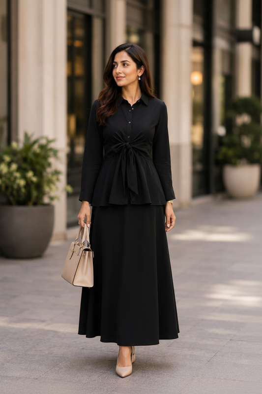Black Solid Coord Set