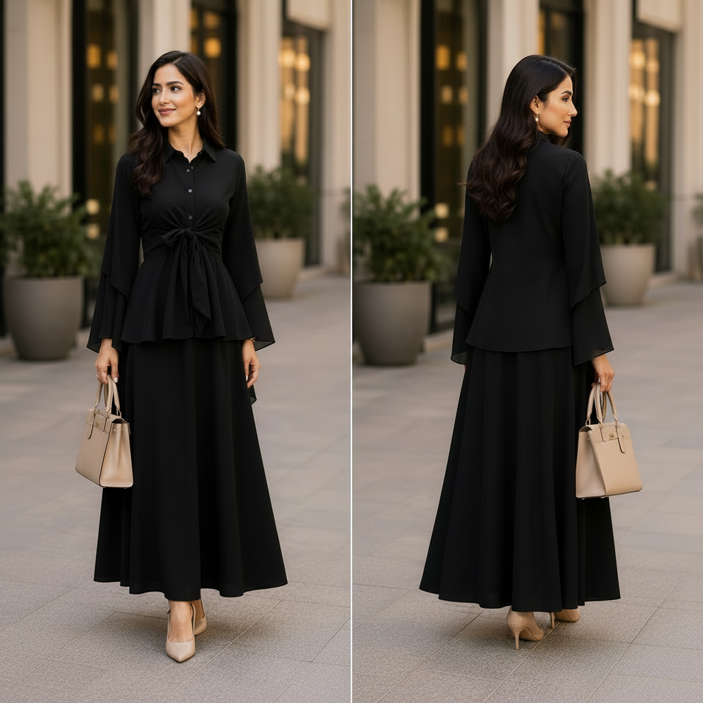 Black Solid Coord Set